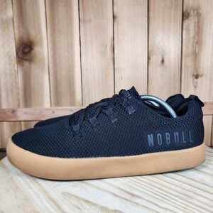 NOBULL Recs Knit Shoes Mens 12 Black Gum CrossFit Training Gym Sneakers Trainers